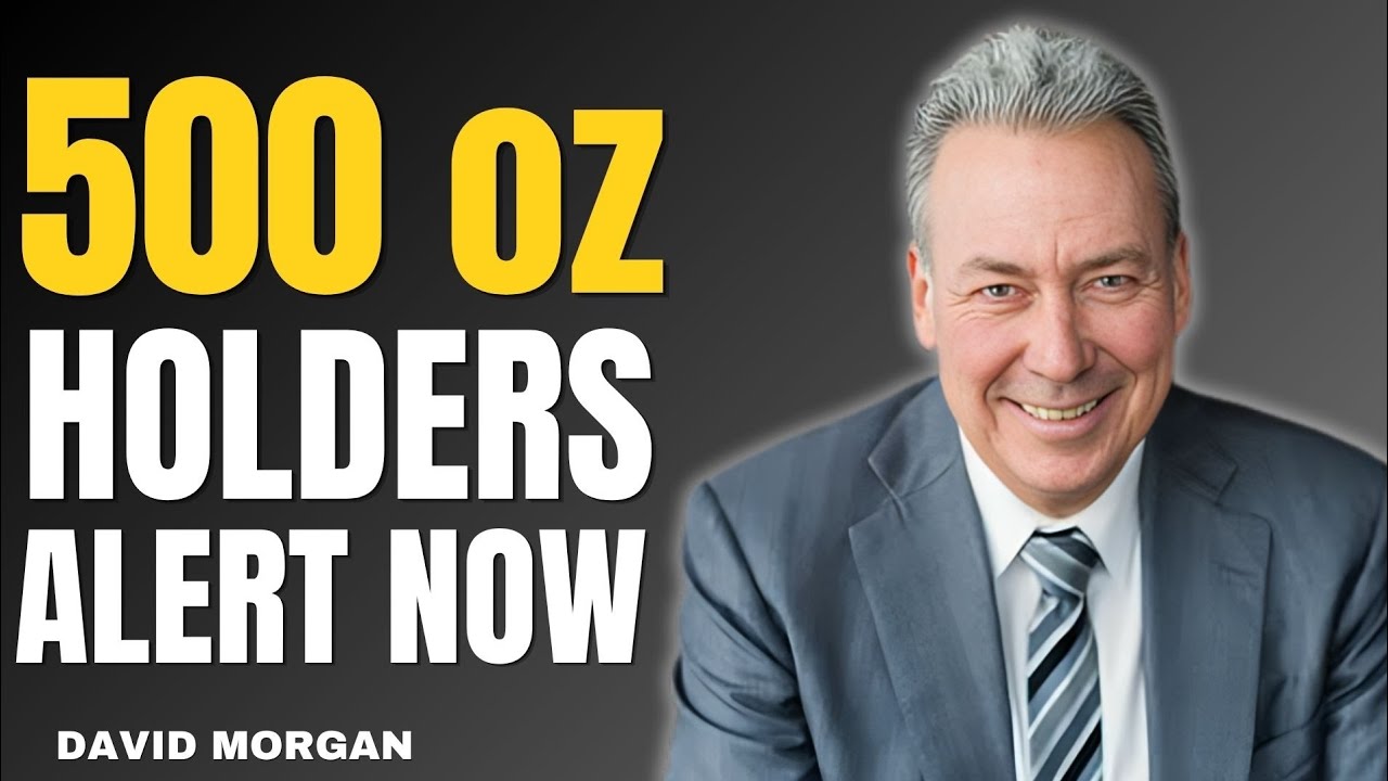 DAVID MORGAN WARNS: 500oz SILVER HOLDERS ARE ABOUT TO GET VERY RICH | SILVER PRICE RESET COMING