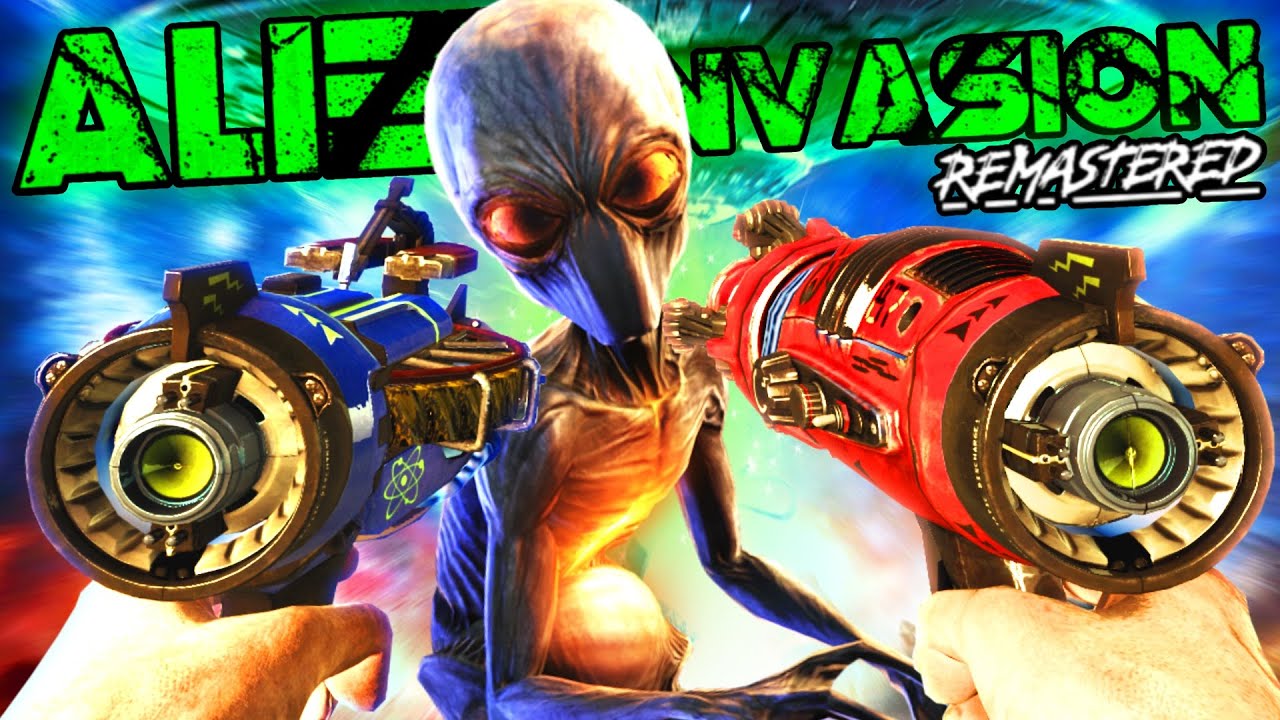 ALIEN INVASION REMASTERED | FULL EE PLAYTHROUGH (Custom Zombies BO3)