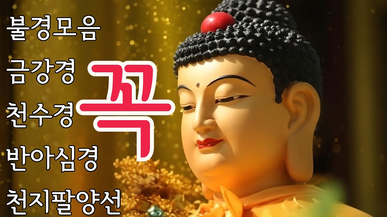 [불경모음1-몸과 마음을 편안하게 하는 불경]천수경 반야심경 금강경 화엄경약찬게 - 모든 고통은 집착에서 비롯된다.