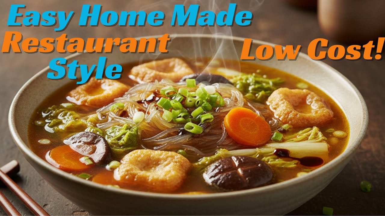 Glass Noodle Recipe and Tofu Puff Soup