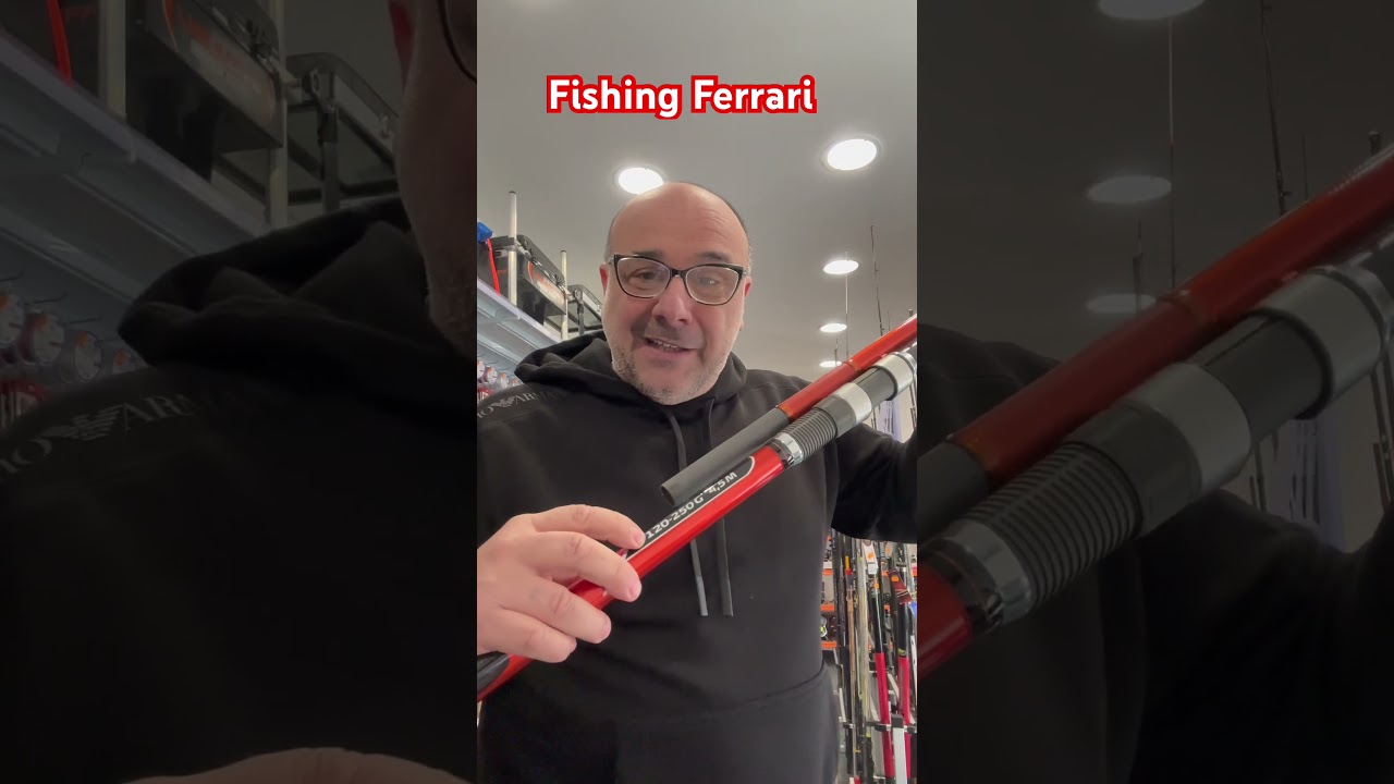 Offer not to be missed: two complete rods with reel and hard bag from the Fishing Ferrari series.