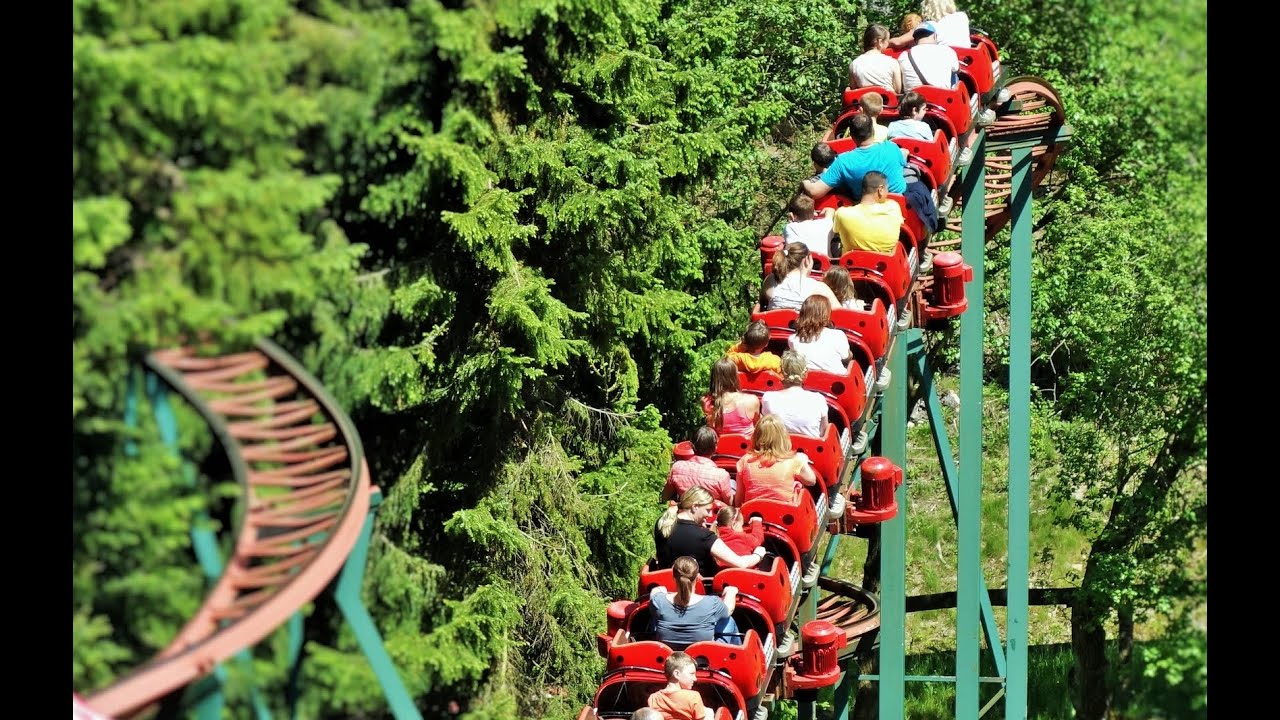 Roller Coaster Fort Fun Spa&szlig; in der Achterbahn