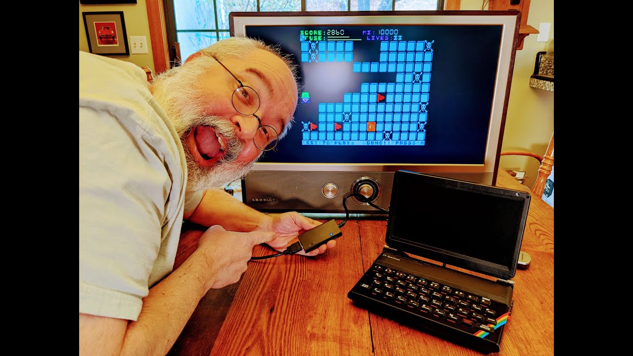 ZX Spectrum Omni 128HQ Laptop - HDMI Adapter - Level Hike Sega Genesis - Speccy 8bit Retro Computer