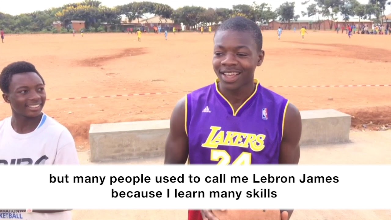 CorpsAfrica Volunteer Basketball Project at Dzaleka Refugee Camp in Malawi