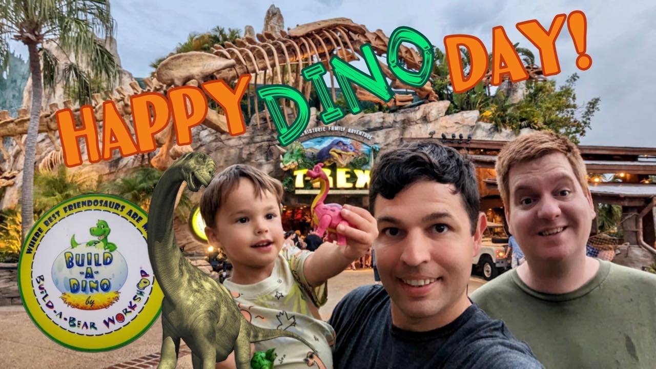 NATIONAL DINOSAUR DAY at T Rex Cafe and Build A Dino Store