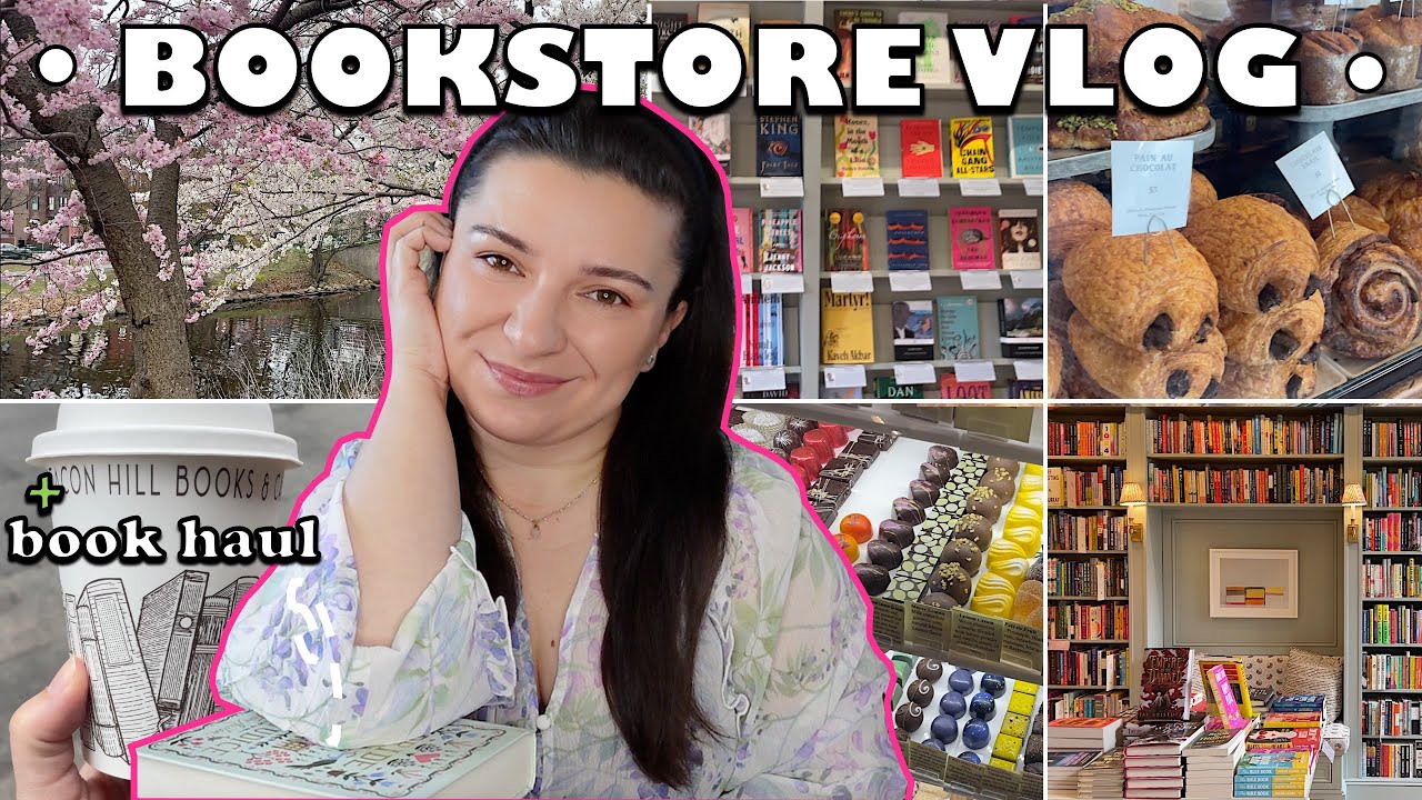 Boston in Spring and book shopping + mini book haul 📚🌸