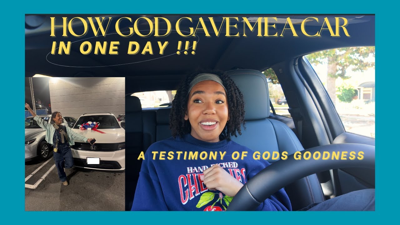 How God blessed me with  A CAR IN 1 DAY!