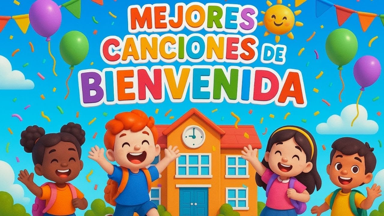 🎵📚✨ MEJORES CANCIONES DE BIENVENIDA 🎶 Vuelta a Clases con Alegría y Diversión ✨🚌