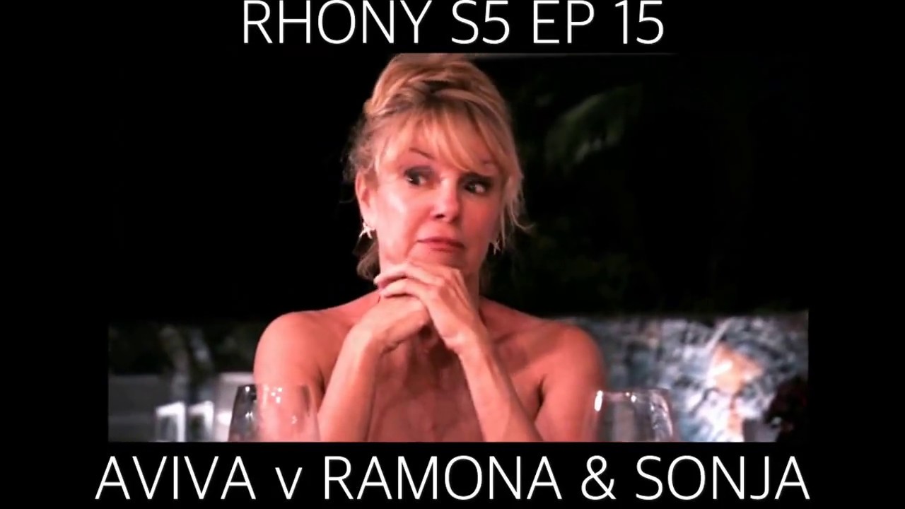 Real Housewives of New York Aviva v Ramona & Sonja - TAKE A XANAAX