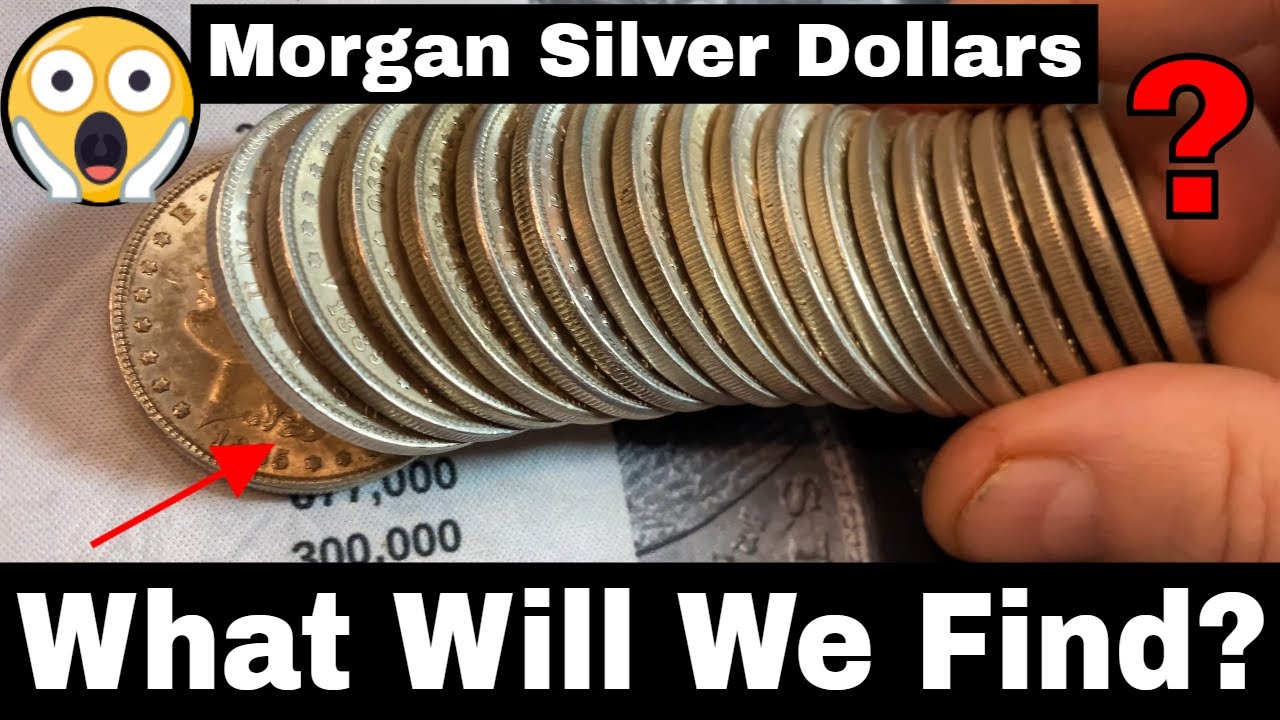 Searching 2 Rolls of Morgan Silver Dollars