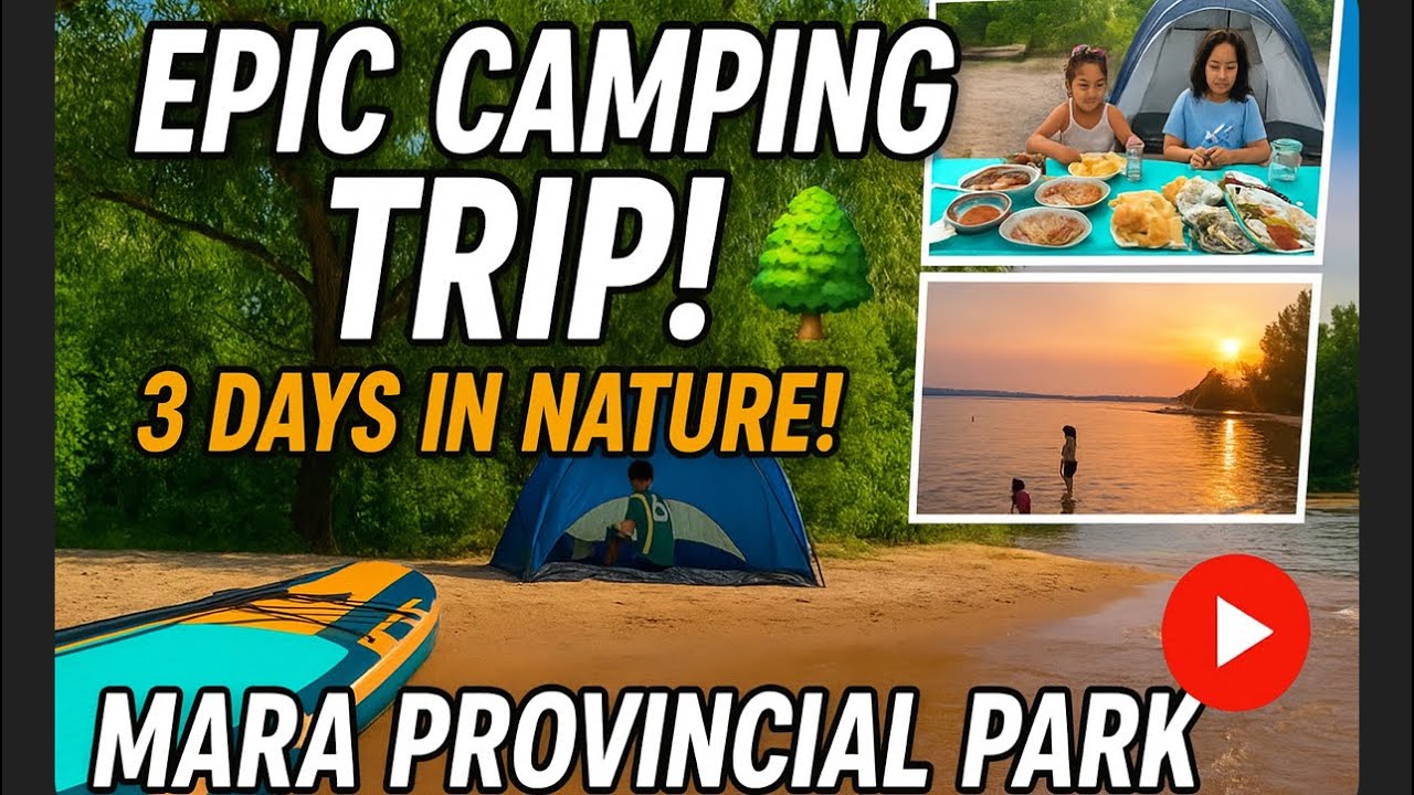 Epic camping trip at Mara Provincial Park (Part I) | tsetashi vlog