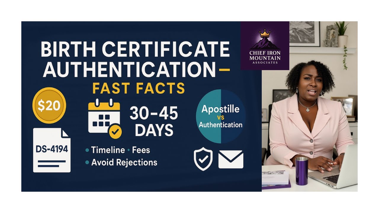 Never Get Rejected: Birth Certificate Authentication