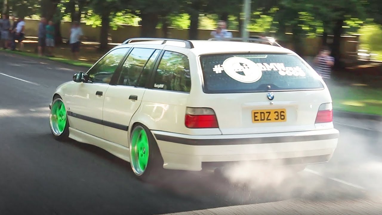 Hot Hatches & Estates Leaving a Car Show