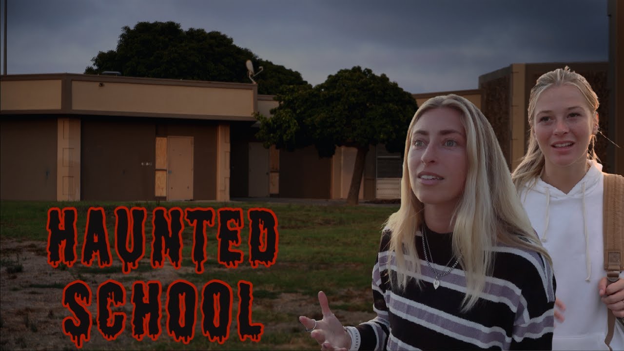 MEDIUM INVESTIGATES AN ABANDONED HAUNTED SCHOOL!! (WE GOT CHASED OUT) *SCARY*