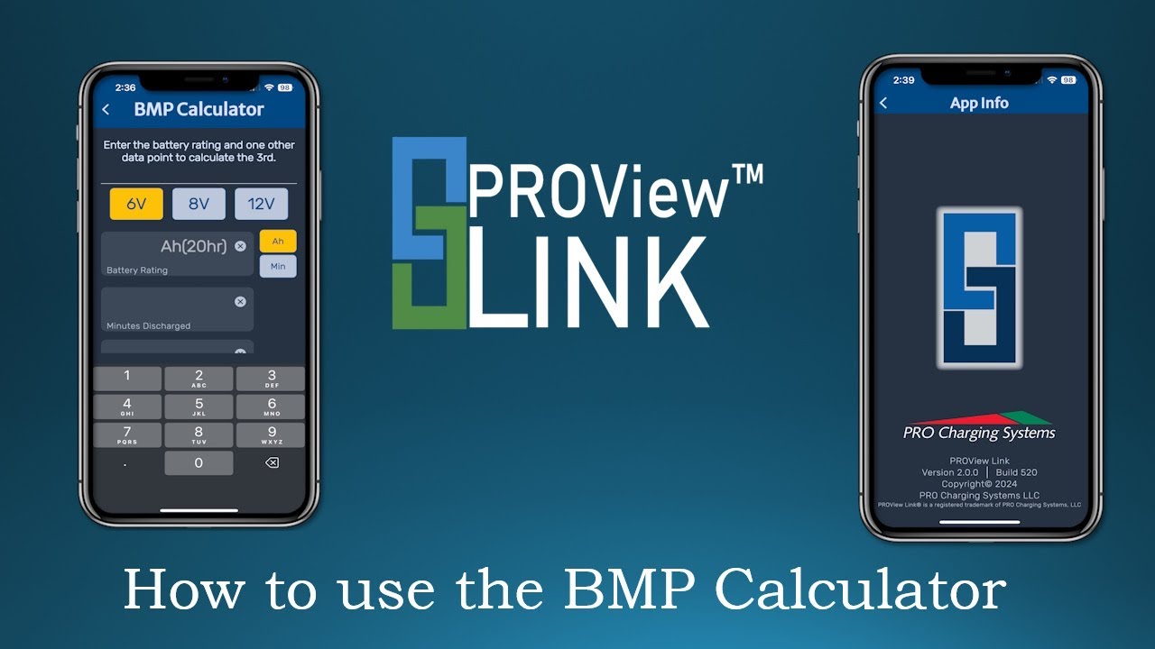 Battery Maintenance Program BMP Calculator - PROView Link
