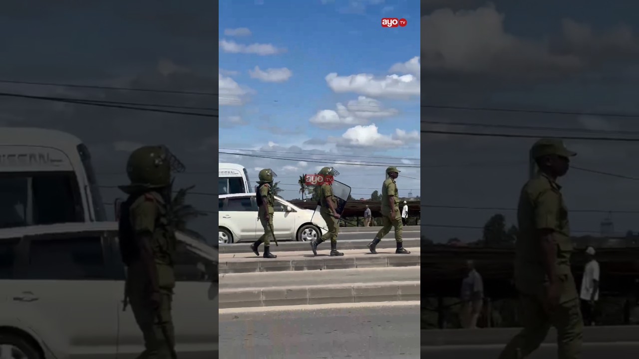 VIDEO: POLISI WALIVYO  TANDA BARABARANI UBUNGO KIBO  MUDA HUU.