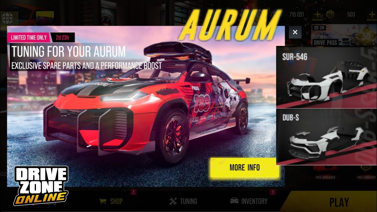 Drive Zone Online: New Landorini Aurum| Maxing Out & Testing| Upgrading BuyingPaid BK|SUR-546|DUB-S