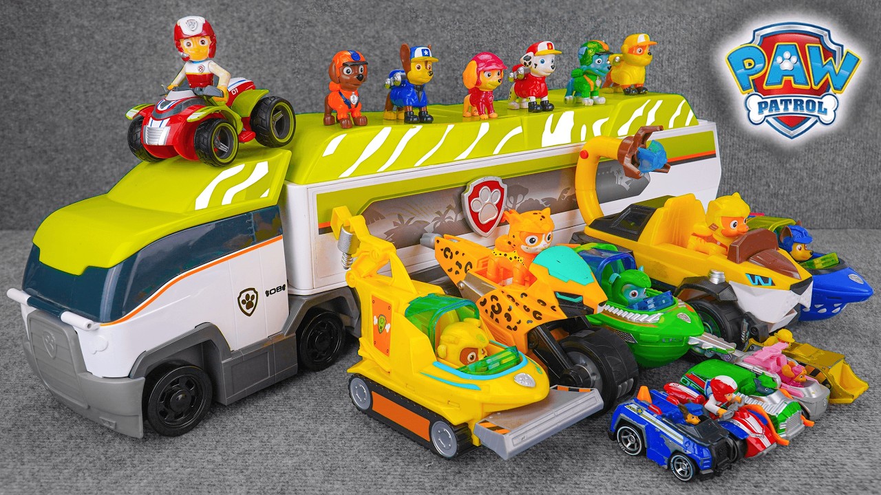 Paw Patrol MEGA Fleet Unboxing! 🐾🚓 Which Truck Is The Coolest? | Paw Patrol Unboxing ASMR #pawpatrol