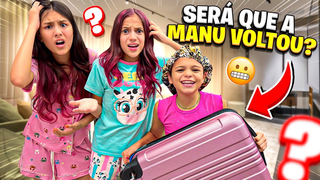 MANU A PRIMA CHATA DA JÉSSICA VOLTOU PARA CASA? JÚLIA VAI SAI DO CANAL? (JÉSSICA SOUSA E FAMILIA)