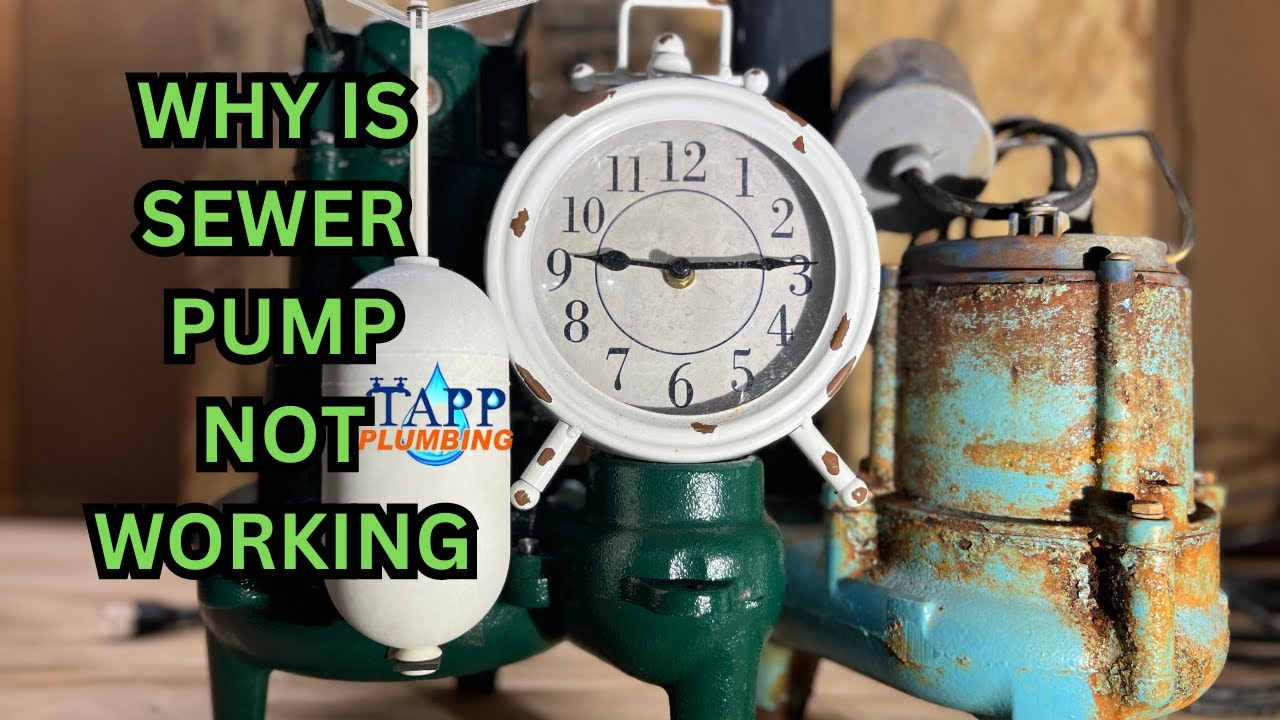 Простой ремонт канализационного насоса! Не работает насос в подвальном туалете? Не работает слив ...