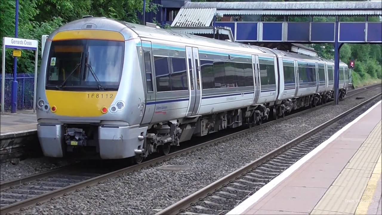 Trains at Gerrards Cross, Chiltern Mainline | 24/06/16
