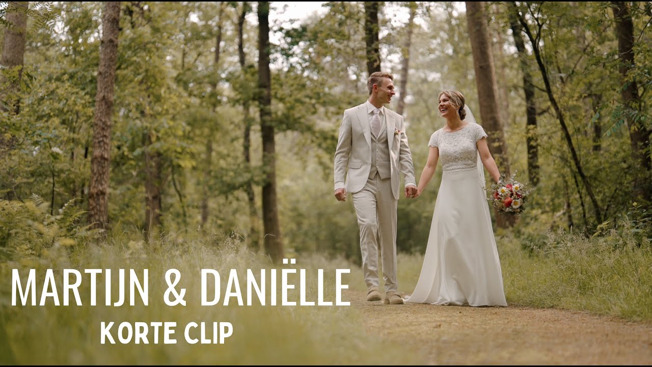 De bruiloft van Martijn en Daniëlle | korte clip 24-05-2024