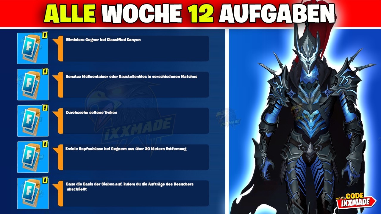 Fortnite | Woche 12 | Alle Woche 12 Aufgaben | Fortnite Kapitel 7 | Woche 12