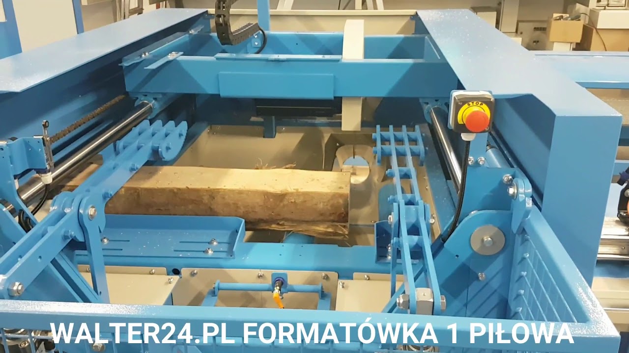 WALTER24.PL Format&oacute;wka jednopiłowa z podajnikiem do pryzm FWR 500
