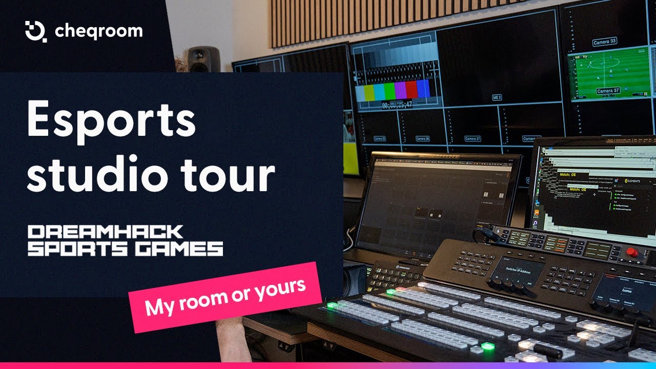 Esports production company studio tour- welcome to DreamHack Sports Games