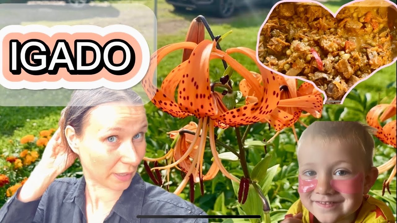 IGADO❤️/ Nature , flowers , family and a delicious Filipino dish🤗👍