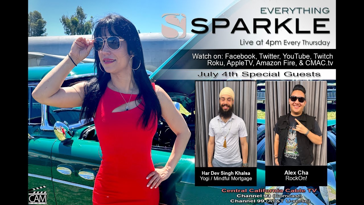 EVERYTHING SPARKLE - Har Dev Singh Khalsa, Alex Cha, and Power of Proximity dinner guests,