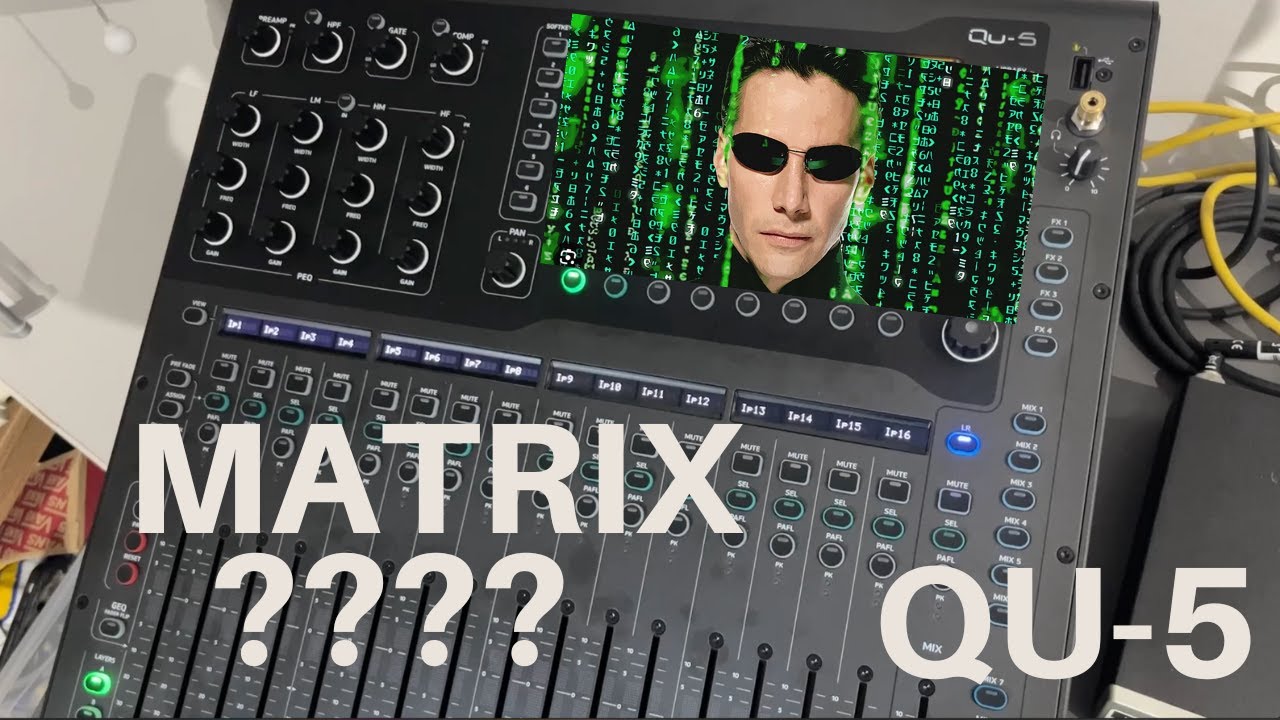 QU5 How to set up a matrix on the Allen and heath QU5 Series SQ5