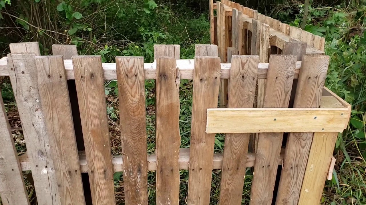 DIY pallet blind (ground blind)