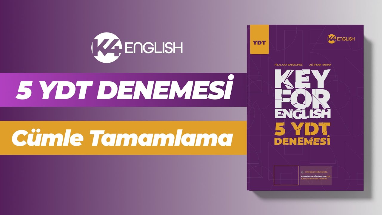 SON 1 AYDA CÜMLE TAMAMLAMAYI FULLE 🏁  ✅  YDT'ye Günler Kala Netlerini Artır!