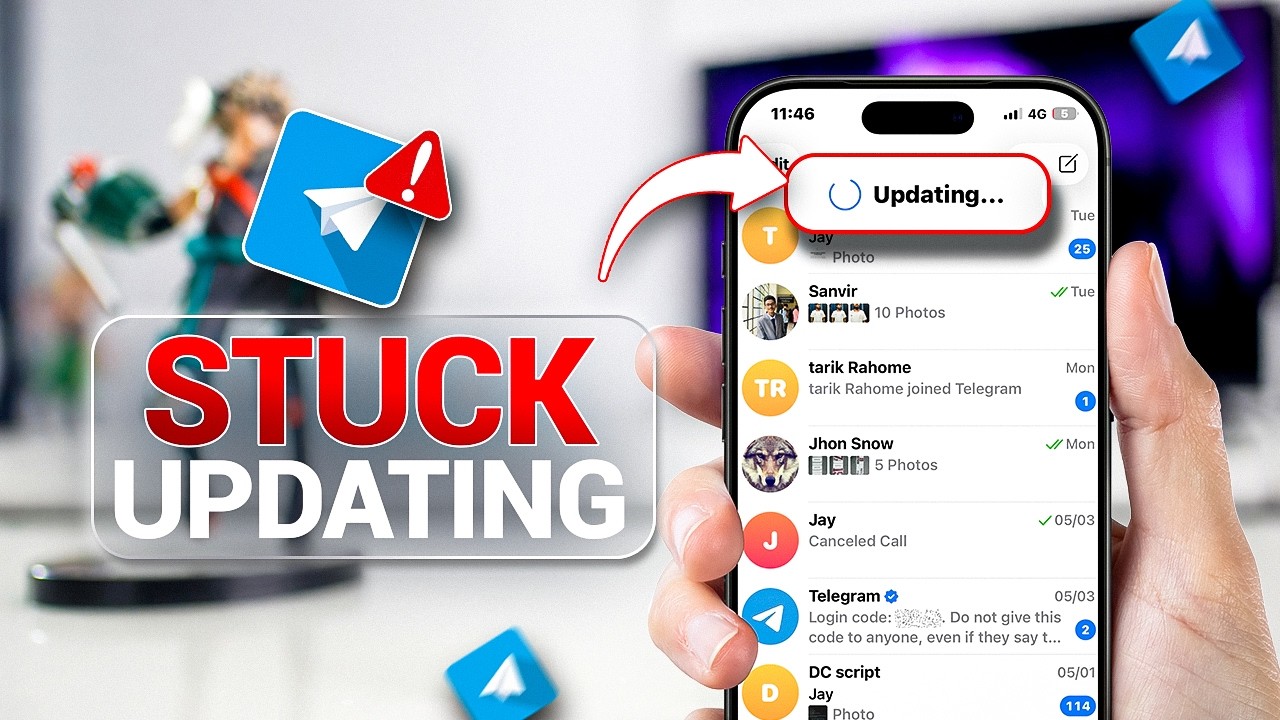 How To Fix Telegram Stuck on Updating | Telegram Updating Problem FIXED