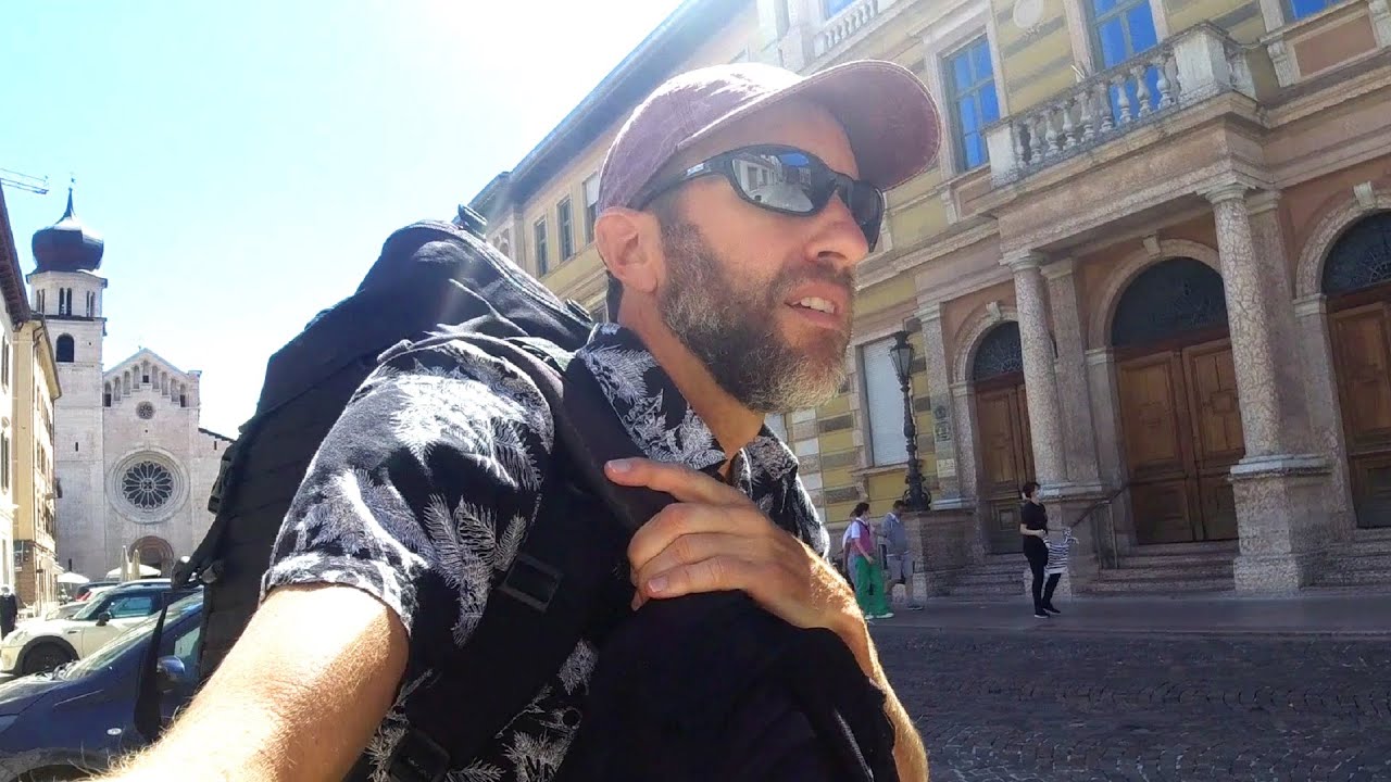 Walking Through the Streets of Trento, Italy
