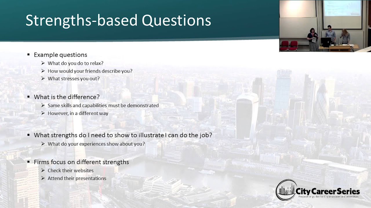 Answering Application & Interview Questions: Strengths-based & Ethical Questions