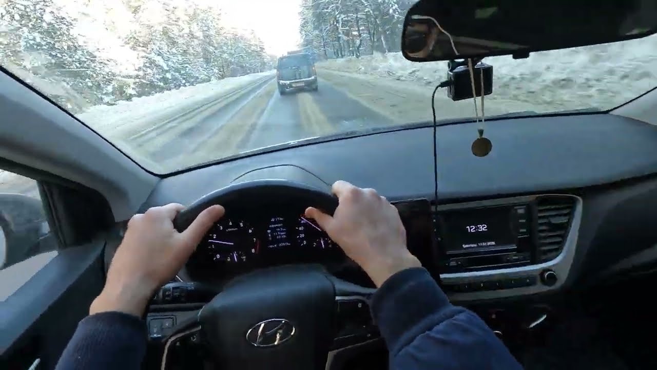 ИСПЫТАНИЕ ХОЛОДОМ: Веду машину 1 час при -20° | Смотрите, как замерзает мир