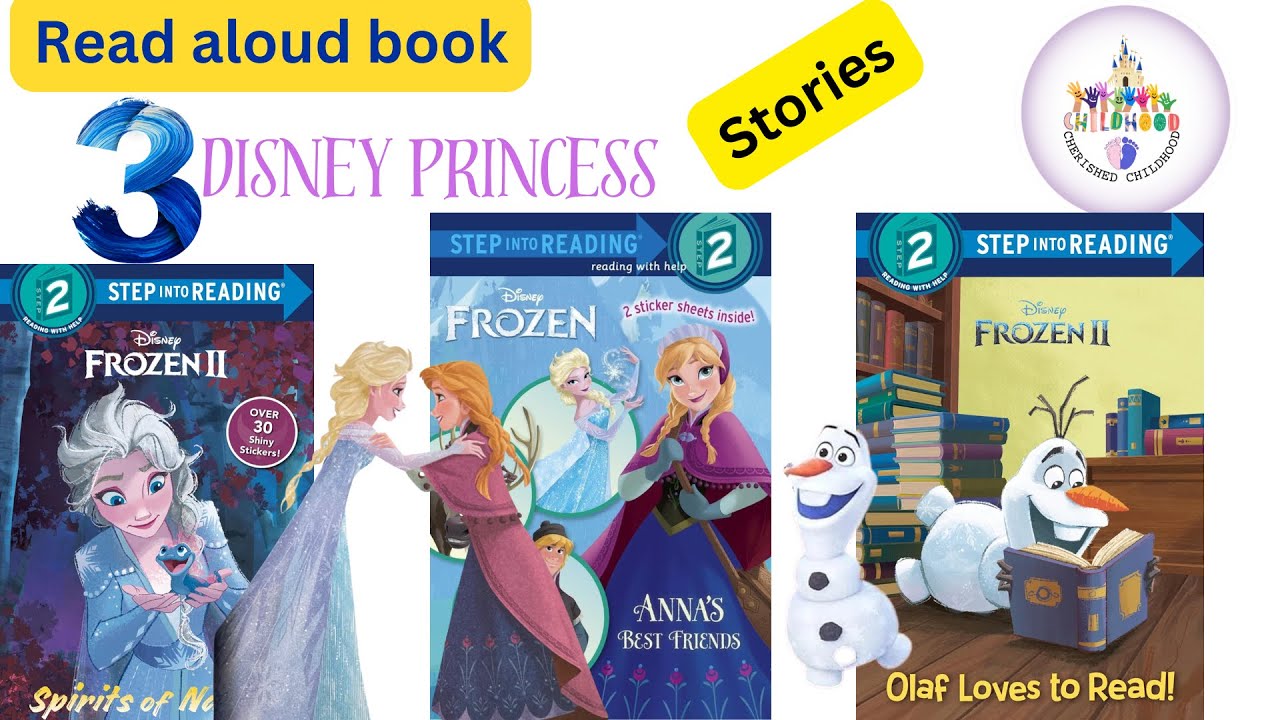 3 Disney Princess Frozen Read Aloud Book | Bedtime Story | Read Along | Snowman, Elsa, Anna Story |