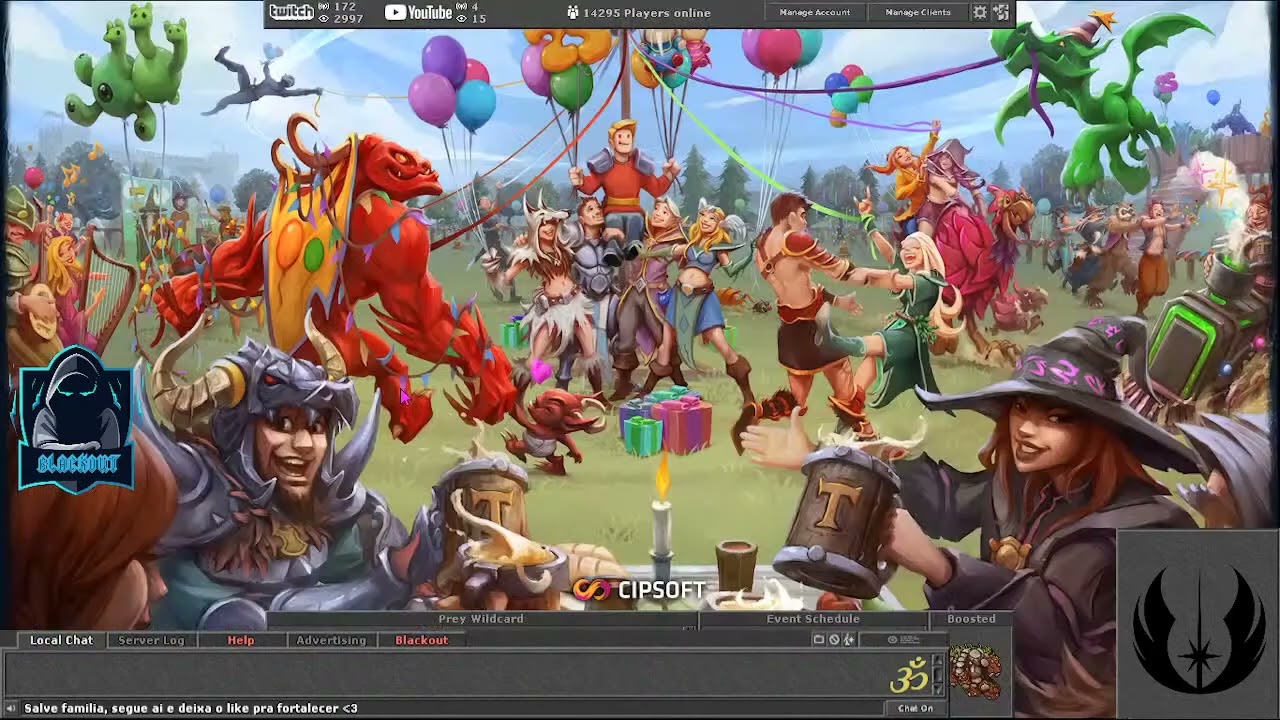 Tibia Classic Background gamer  chill spa studio bosses nft money  Tibia global EK 692 double loot