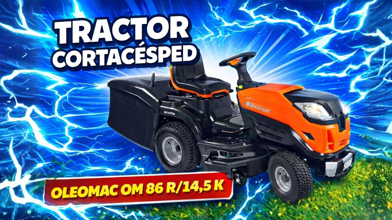 Tractor Cortac&eacute;sped Oleomac OM 86: &iquest;El superventas de 2026?