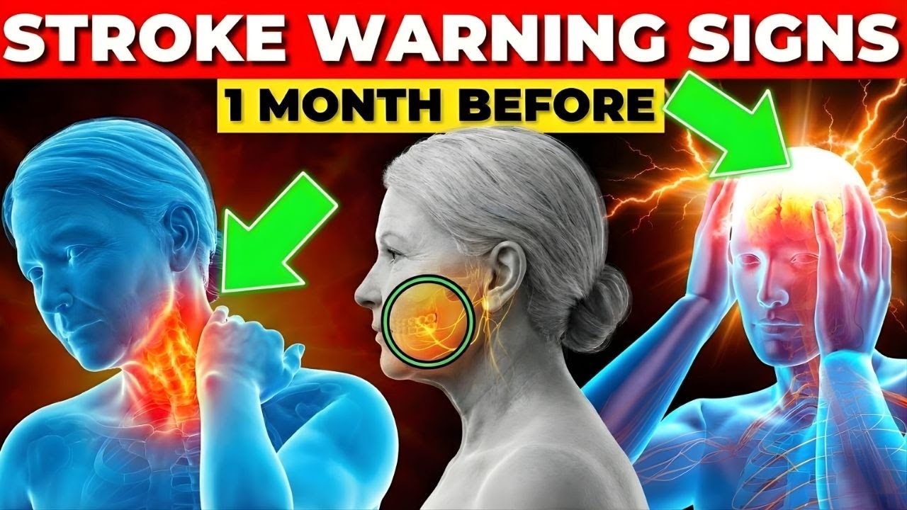 Over 60? 7 Stroke Symptoms 1 month before it happens (Detect it Quickly)