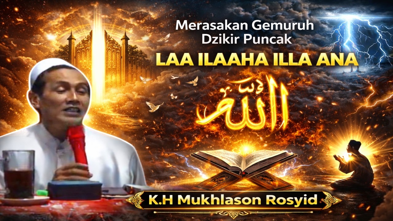 Merasakan Gemuruh Dzikir LAA ILAAHA ILLA ANA‼️K.H Mukhlason Rosyid