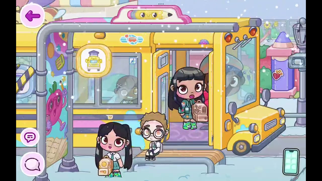 Primer día de clases en avatar world 😍