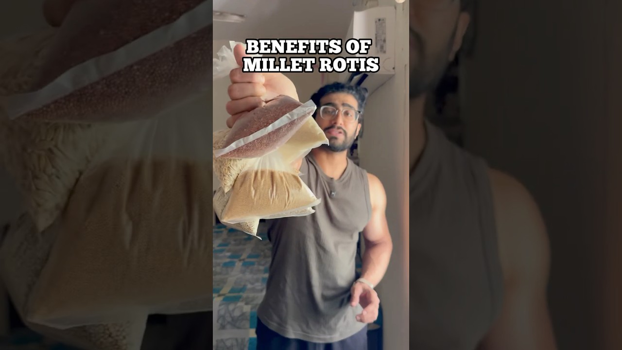 BENEFITS OF MILLETS ROTI ✅ #coach #nutritionist #bodybuilding #fatloss #food #roti #dietplan #shorts