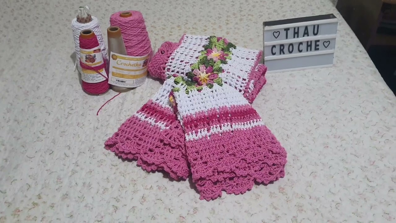 Vem ver comigo essa linda encomenda em crochê #vlogdeproducao 