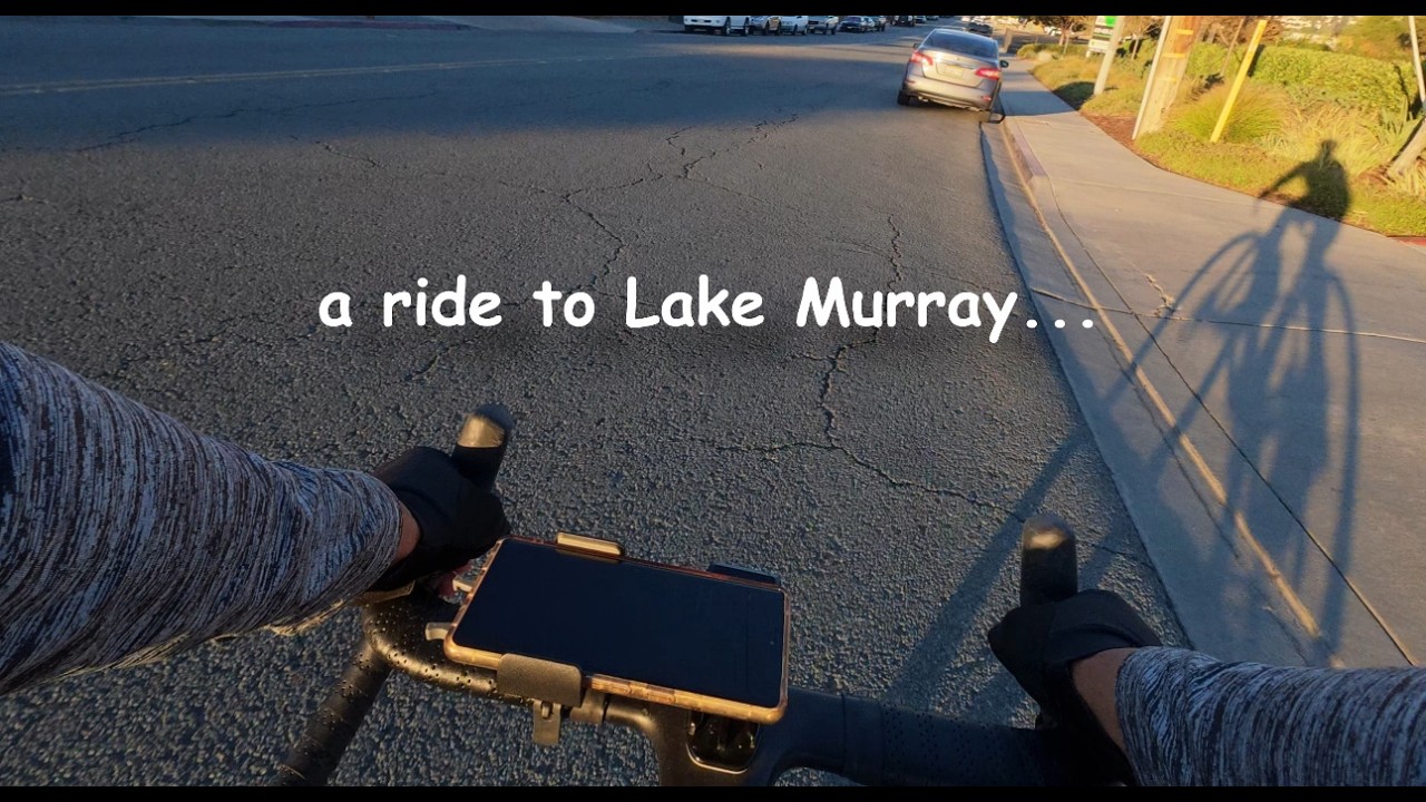 SAN DIEGO CYCLING - A RIDE TO LAKE MURRAY