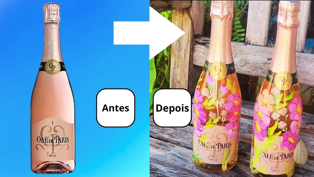 PINTURA em VIDROS! Descobri o SEGREDO para um acabamento perfeito em Garrafas!