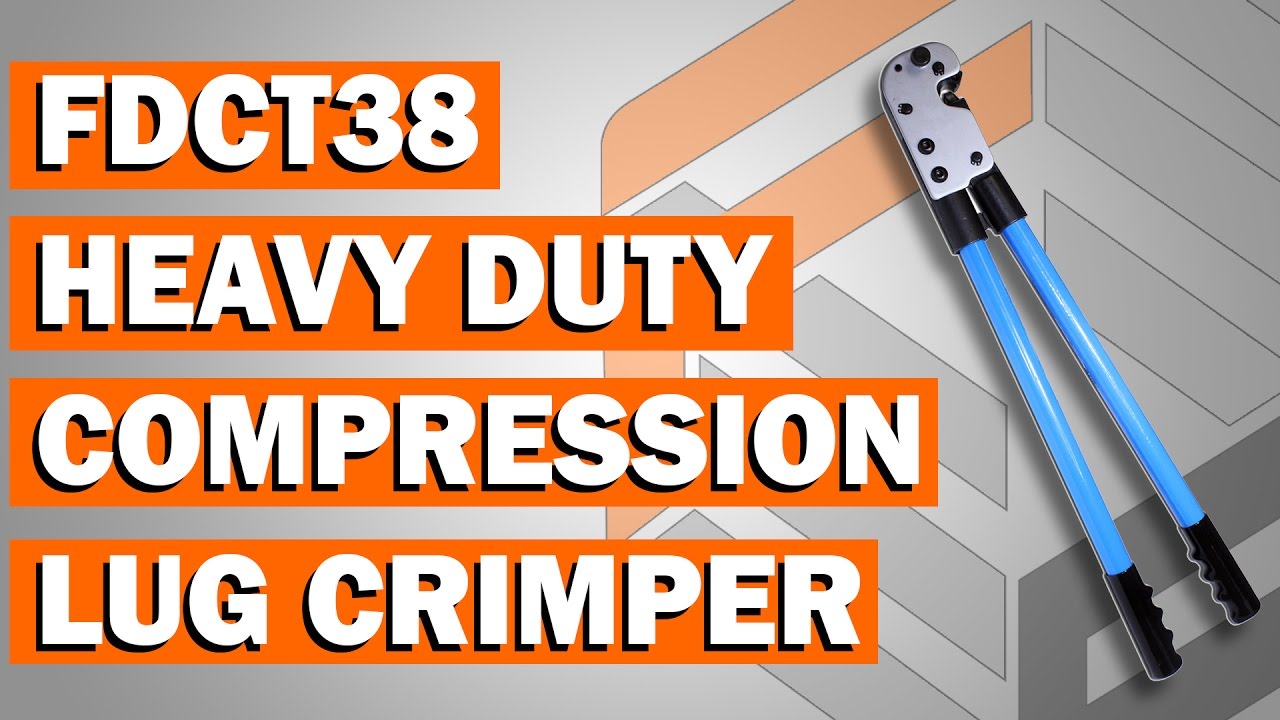 FDCT38 Heavy Duty Compression Lug Crimping Tool