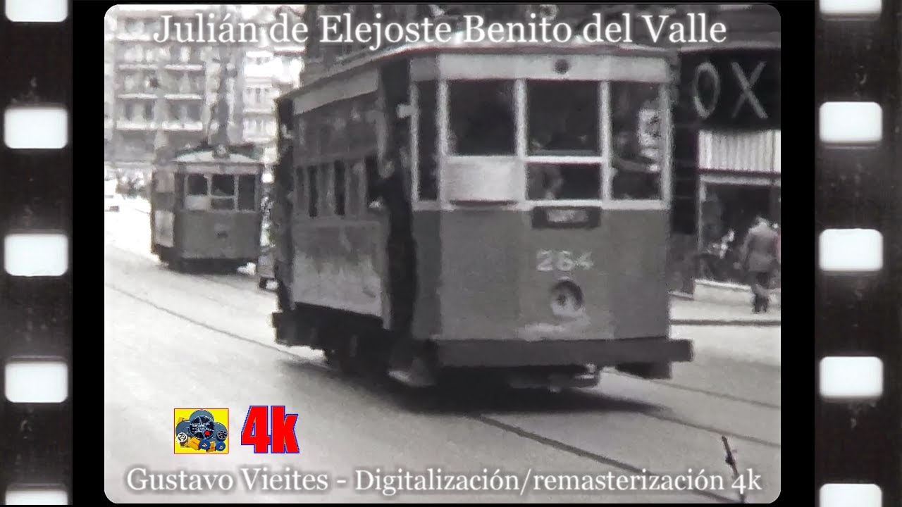 Antiguos Tranvías de BILBAO (BILBO)-(Década de 1950)-Vizcaya (BIZKAIA)-País Vasco (EUSKADI)